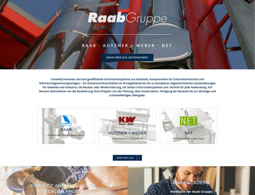 Website Raab Gruppe, Neuwied